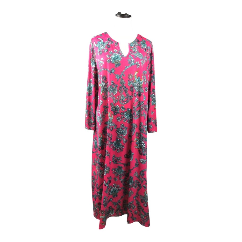 La Cera Kaftan Paisley Maxi Dress XL MuMu Bohemian